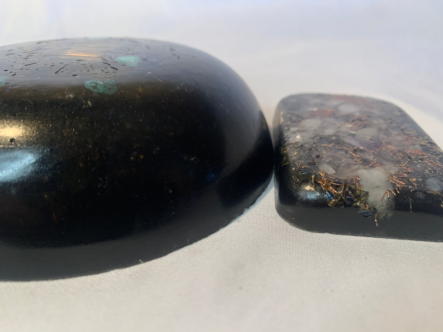 1 custom hand made KayJay small sized Orgone Bunk-R Buster with 2 free orgone bricks