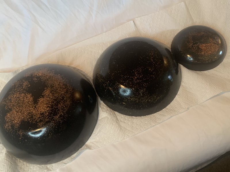 3 piece Orgone Bunk-R Buster set for maximum home or office emf protection