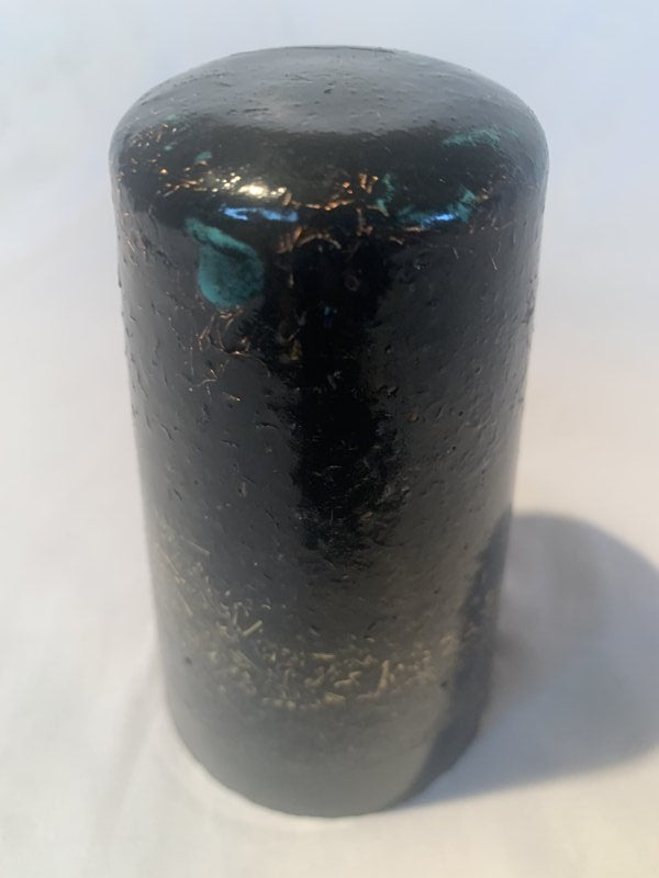 1 large black quartz crystal hand made orgone energy tower