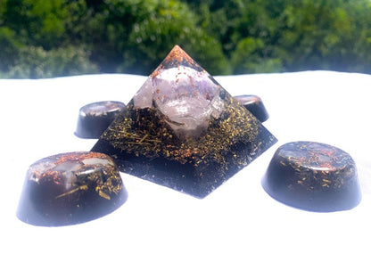 Best selling KayJay Wellness premium Orgone Energy pyramid gift set for home office emf protection