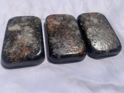 3 piece Orgone Energy brick set for travel home or office emf protection