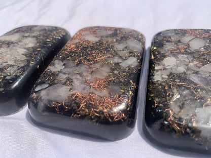 3 piece Orgone Energy brick set for travel home or office emf protection