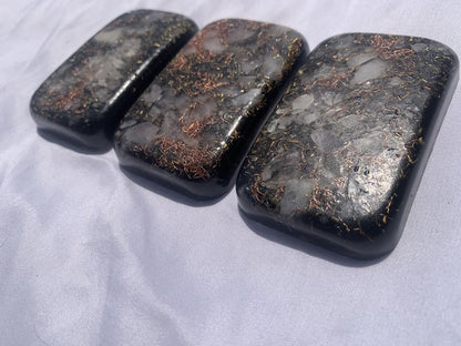 3 piece Orgone Energy brick set for travel home or office emf protection