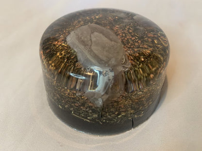 1 med sized KayJay Orgone Energy HHG unit for home office emf protection or travel