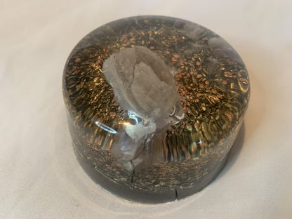 1 med sized KayJay Orgone Energy HHG unit for home office emf protection or travel