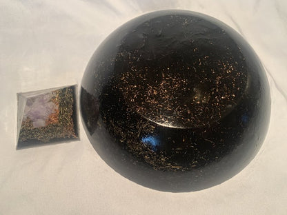 extra large Jumbo sized KayJay Orgone Bunk-R buster with 1 free Orgone pyramid