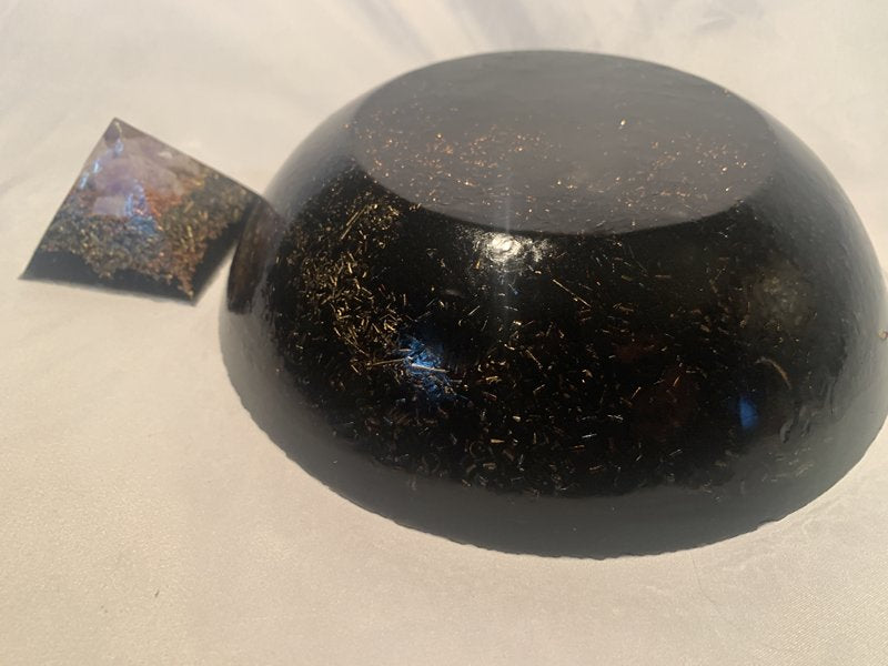 extra large Jumbo sized KayJay Orgone Bunk-R buster with 1 free Orgone pyramid