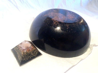 extra large Jumbo sized KayJay Orgone Bunk-R buster with 1 free Orgone pyramid