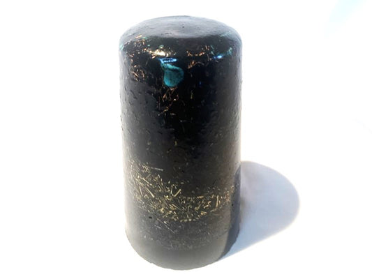1 large black quartz crystal hand made orgone energy tower
