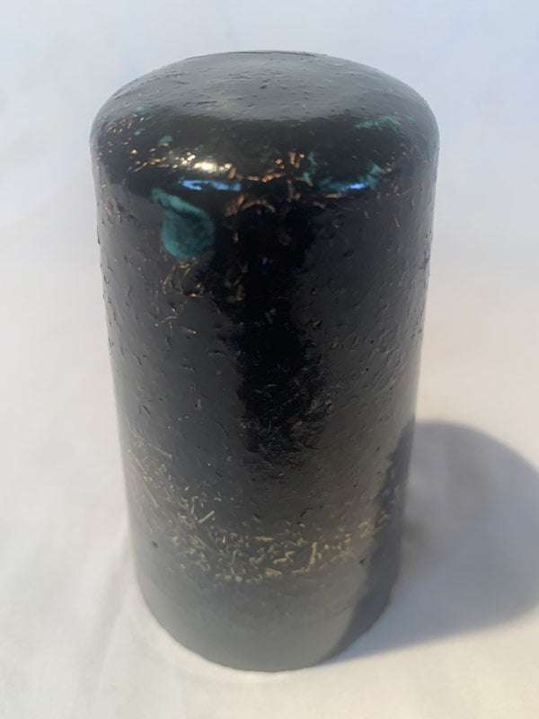 1 large black quartz crystal hand made orgone energy tower