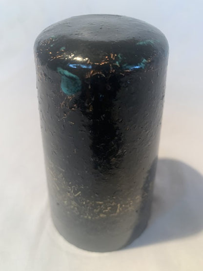 1 large black quartz crystal hand made orgone energy tower