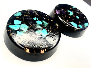 2 piece Orgone TB set with Turquoise and copper