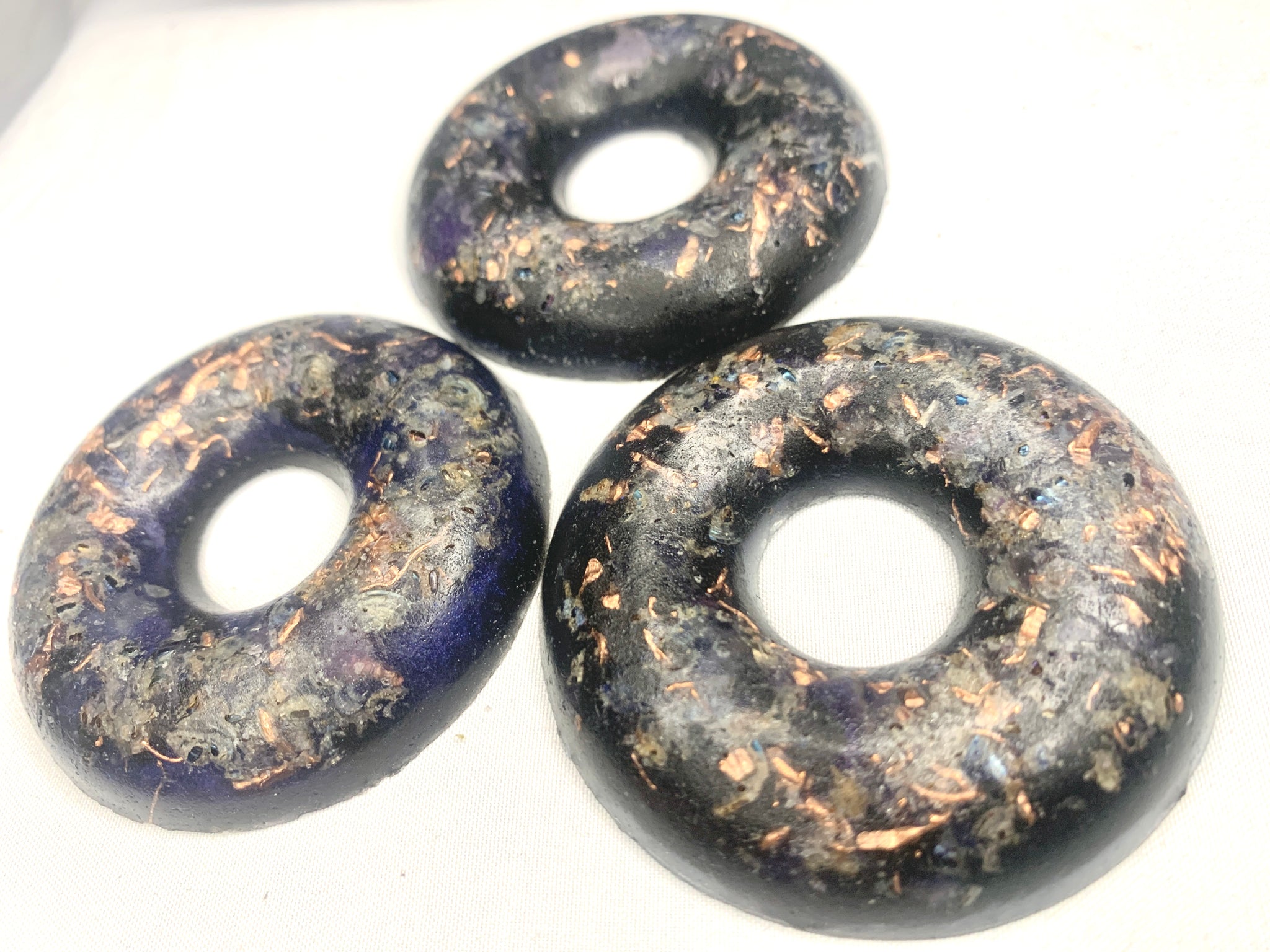 set of 3 Orgone Energy power rings EMF protection decoration travel gifts for all