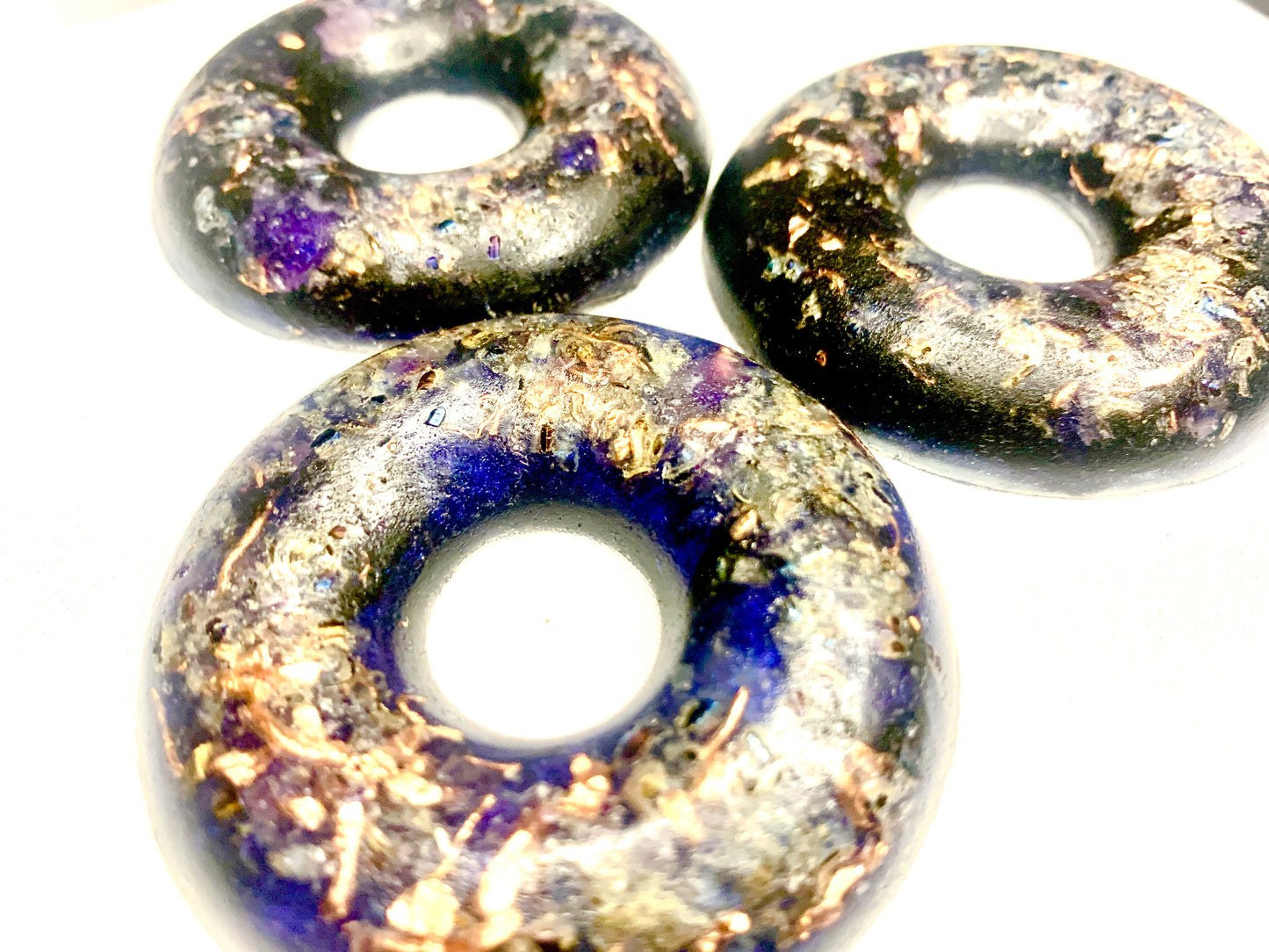 set of 3 Orgone Energy power rings EMF protection decoration travel gifts for all