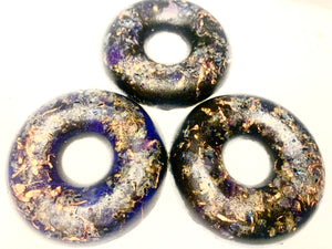 set of 3 Orgone Energy power rings EMF protection decoration travel gifts for all